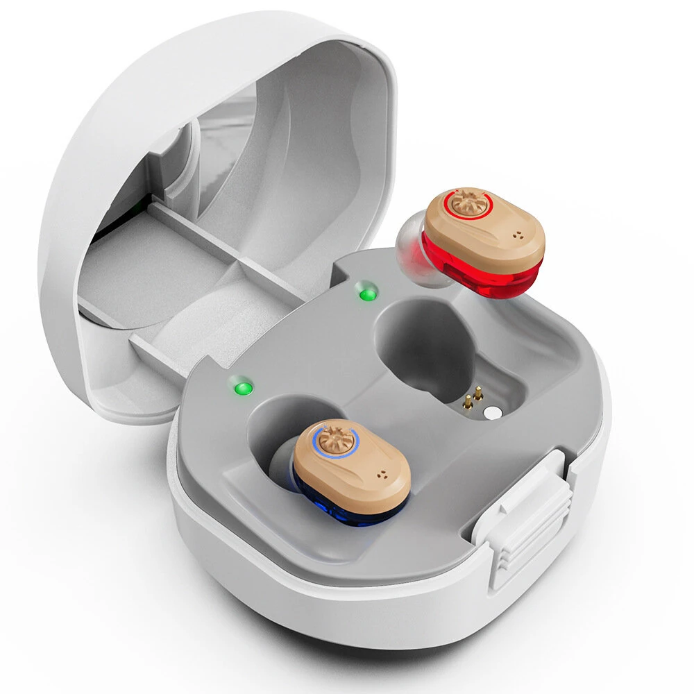 Wireless Hearing Earphones Fast Charging TWS Mini Personal Sound Amplifiers (image for) Wireless Hearing Earphones Fast Charging TWS Mini Personal Sound Amplifiers